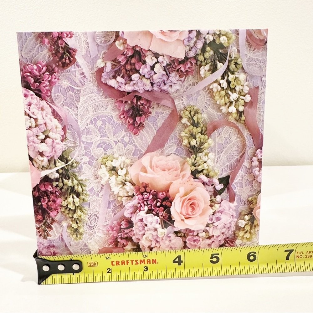 Vintage 1998 Floral Flower Decorative Picture Album Box Set of 3 - Picture 4 of 9
